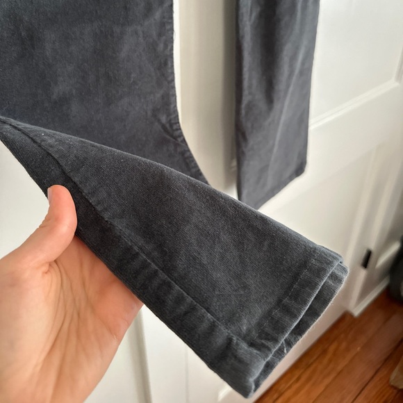 Banana Republic Grey Corduroy/Velvet Flare Jeans - Picture 2 of 6